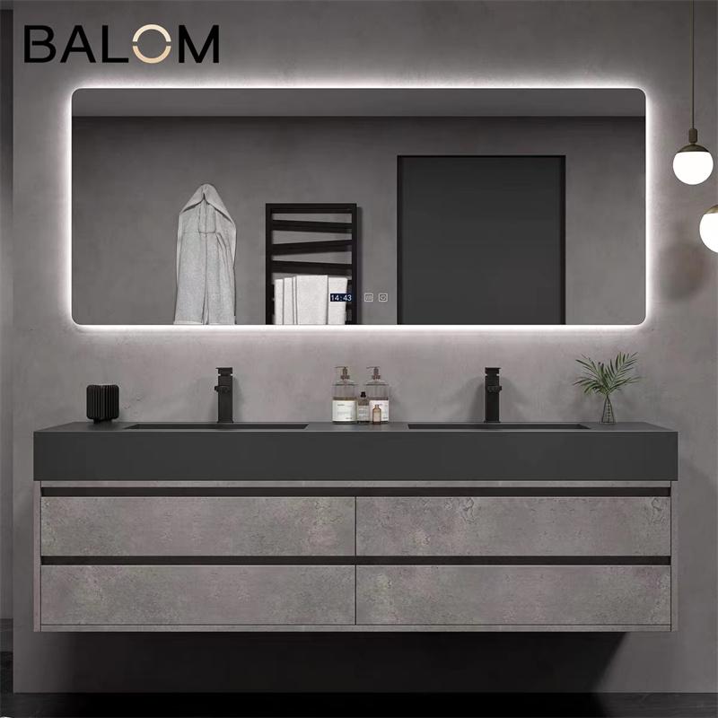 Wear-resistant and easily cleaned bathroom vanity